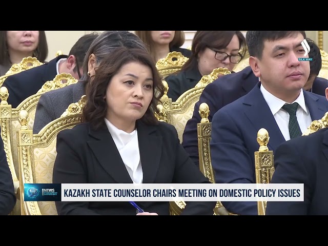Kazakh State Counselor chairs meeting on domestic policy issues