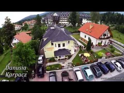 Pokoje Danusia - widok z drona!