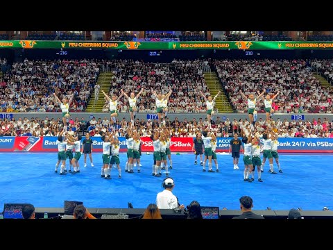 FEU Cheering Squad - 2025 UAAP Cheerdance Competition | CENTER VIEW