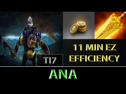ana [Alchemist] Fast Farm ► 11 Min EZ Efficiency ► Dota 2 TI7