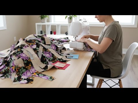 I sold a lot of them at the fair and now I sew them again from scraps of fabric / DIY sewing project