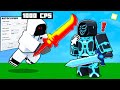 I CHEATED Using An OP AUTOCLICKER.. (Roblox Bedwars)