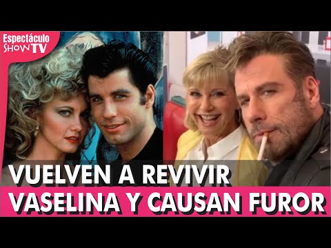 Olivia Newton John y John Travolta reviven VASELINA "Grease" y vuelven locos a sus fans