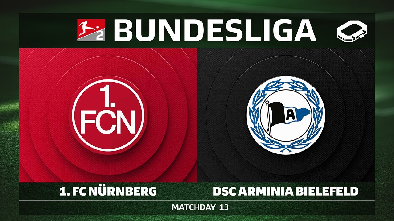 LIVE 🔴 1. FC Nürnberg vs. DSC Arminia Bielefeld | Matchday 13 - Bundesliga 2 2025/26