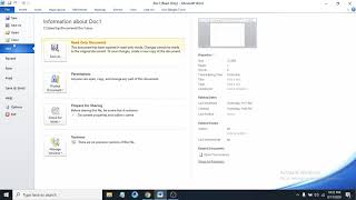 How To Remove Read-Only From A Microsoft Word Document