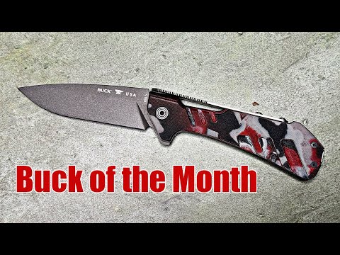 Buck Marksman Knife 2025 with Strong Lock System (SLS) and Cerakote 154CM blade