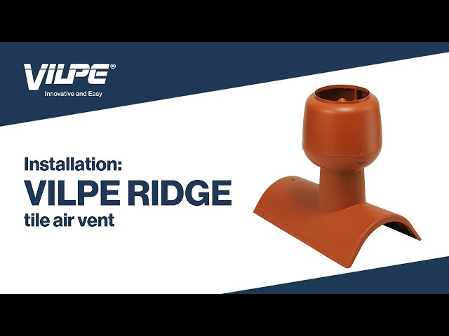 vilpe Nockventilationspanna vilpe flow röd