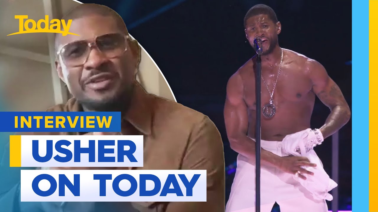 Usher catches up with Today | Today Show Australia