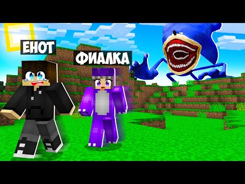 ВЫЖИВАНИЕ В МИРЕ ШИН СОНИК В МАЙНКРАФТ! ЕНОТИК SHIN SONIC MINECRAFT