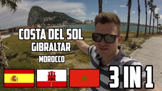 I CAN SEE 3 COUNTRIES FROM HERE! Spain + Gibraltar + Morocco (PART 1)