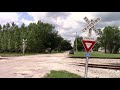 Second Street Railroad Crossing Signal Change TP W 3442 And 3441 In Sheldon Illinois
