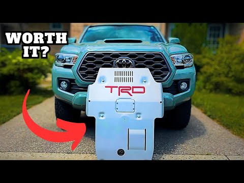 OEM TRD Pro Skid Plate Install on my 2023 Toyota Tacoma