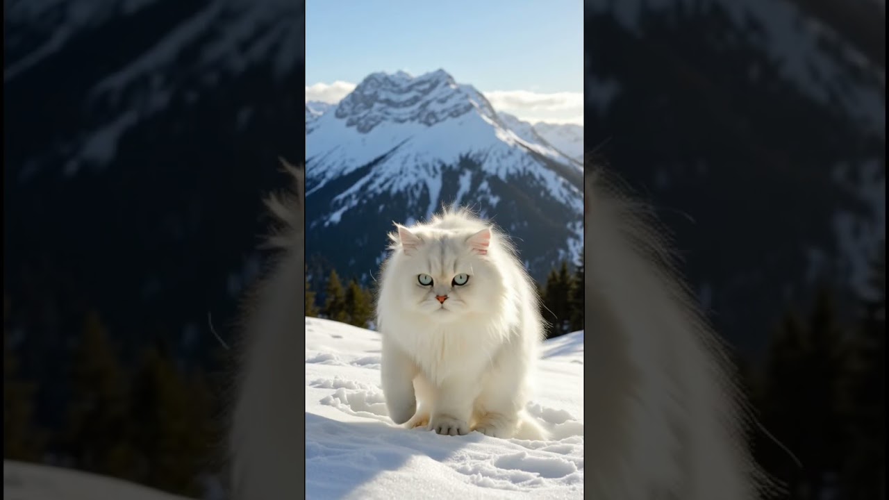 Meta AI Creates a Realistic Persian Cat — Unreal Cuteness! #shorts #persiancat