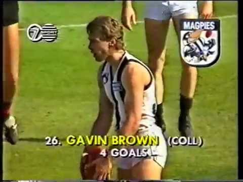 Collingwood whop the Dons. AFL 2nd Semi 1990. Highlights