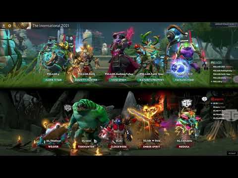 [EN] PSG.LGD vs SG Esports - Dota 2 The International 2021 - Group Stage Day 3 - 1/2