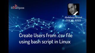 Automate the creation of users Linux using .CSV file