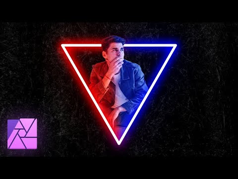 Super Easy Neon Glow Effect! Affinity Photo Tutorial