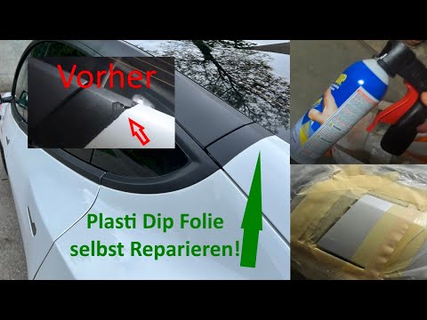 Plasti Dip Sprühfolie Selbst Reparieren bei meinem TESLA Model 3