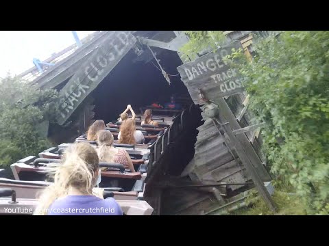 Back row point of view footage of Adventure Express