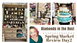 Diamonds in the Rust Vintage Market Day 2 | Did rain kill our sales?