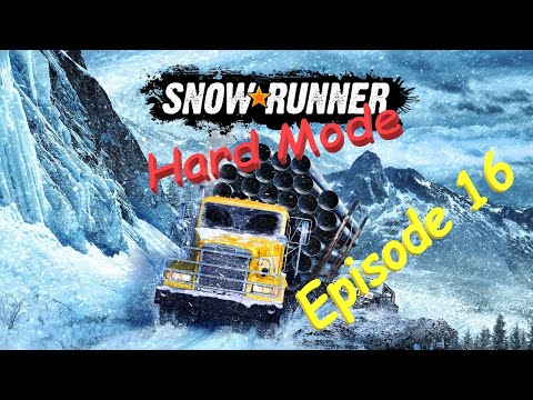 Episode 16 - Risky Routes with Cargo Containers!  - SnowRunner on Hard Mode (Walkthrough)