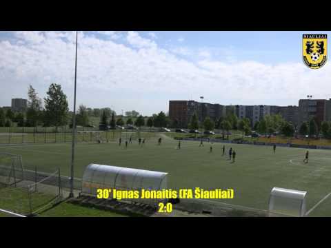 U-14 I lyga: FA „Šiauliai“ 4:1 PFA-FK „Panevėžys“ (FA „Šiauliai“ įvarčiai)