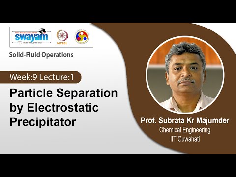 Lec 25: Particle Separation by Electrostatic Precipitator