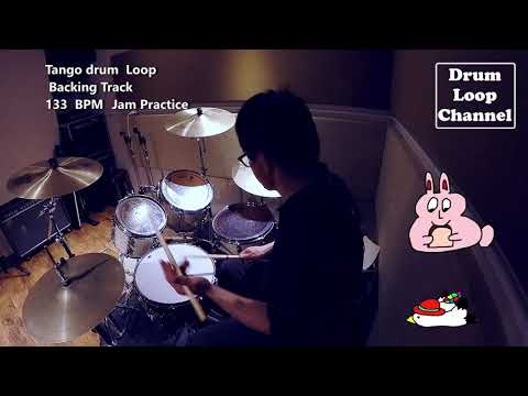 (Really) Play Tango drum Loop Backing Track 133 BPM Jam Practice
