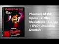 Phantom Of The Opera 2 Disc Mediabook Blu Ray DVD Unboxing Deutsch