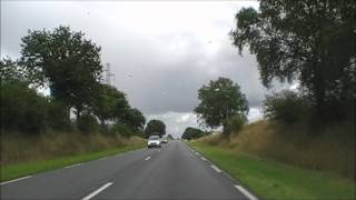 preview picture of video 'Driving Along The D790 Between Rostrenen & Plounévez-Quintin, France 26th August 2011'