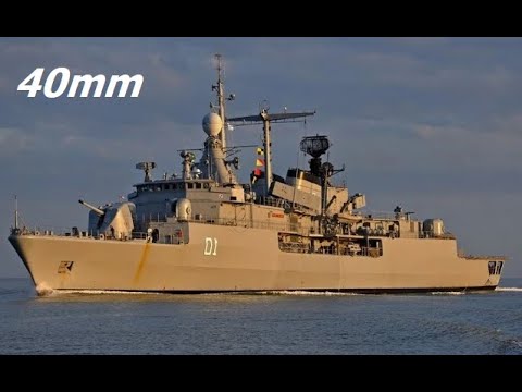 Tiro Antiaéreo en Meko de la Armada (Sistema Dardo)