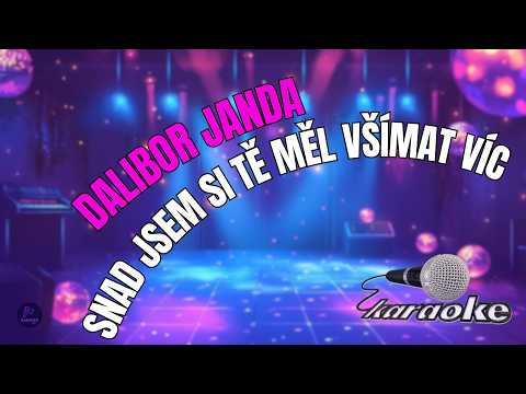 ???? Dalibor Janda – Snad jsem si tě měl všímat víc | Karaoke s textem ????