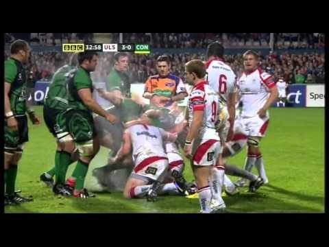 Ulster v Connacht 05/10/2012 Penalty Try