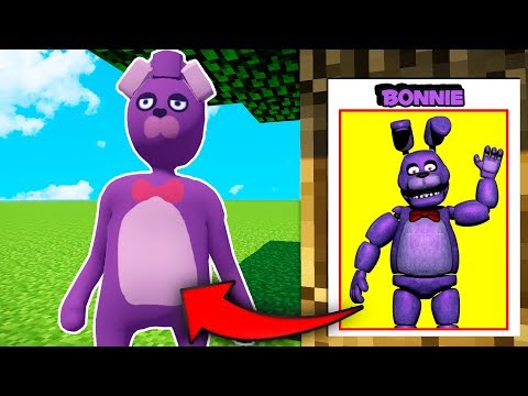 !ME CONVIERTO EN BONNIE DE PLASTILINA 😂 LO MAS GRACIOSO QUE VERAS  | HUMAN FALL FLAT MINECRAFT