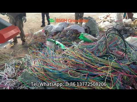 Copper Wire Granulator | Copper Recycling Machine With Electrostatic Separator For Scrap Cables