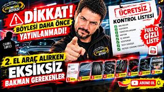 ÇAKAL SATICILARIN HİLELERİ BİTTİ!🛑 İkinci El Araba Alırken Sıfır Zarar Rehberi(C