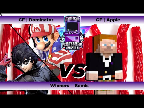 Flynn's Arcade 057 Winners Semis - CF | Dominator (Joker Mario) Vs CF | Apple Steve) SSBU Tournament