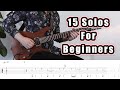 15 Guitar Solos For Beginners With Tabs