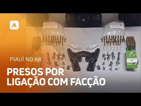 Polícia prende suspeitos ligados a facção criminosa no município de Palmeiras-PI