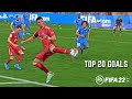 FIFA 22 - TOP 20 GOALS #7 (MJ7 Ft. Noori) | 4K