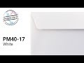 C6 Pearlescent White Wedding Envelopes