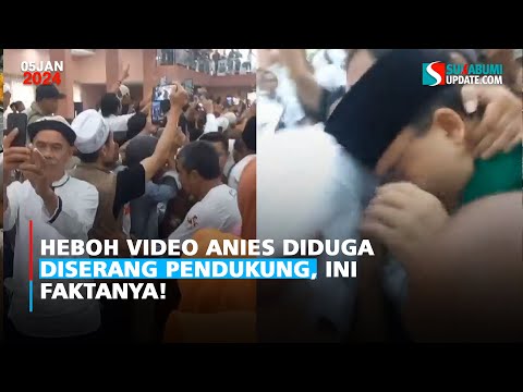 Fanatisme Pendukung, Viral Anies Dirangkul Hingga Tersungkur