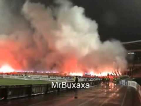 Bakljada Delija na Crvena Zvezda - novi pazar