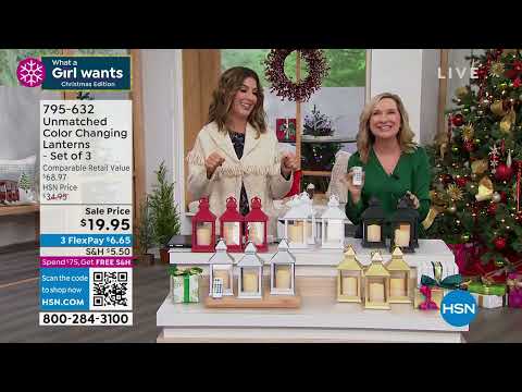 HSN | What A Girl Wants with Sarah - Christmas Edition 11.01.2022 - 08 PM