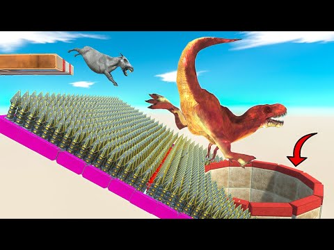 yOu'LL FaLL inTo SpiKE iF jUMp SHoRT - Animal Revolt Battle Simulator