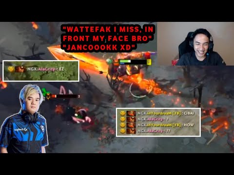 IYD SALAH GOCEK LEMPAR SPEAR WAKTU ADU MEKANIK LAWAN ALACRITY WKWK | InYourdreaM Dota 2 Clips