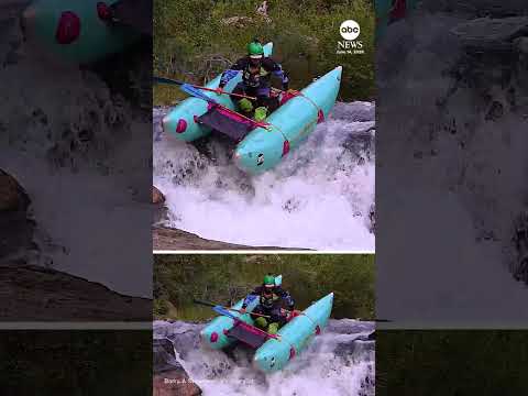 Low water levels slow down rafters during race in Colorado