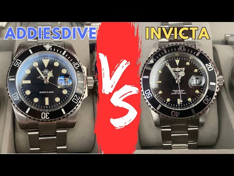 Addiesdive MY H3 Vs Invicta Pro Diver Comparison - Which One Is The Best Budget Submariner Homage