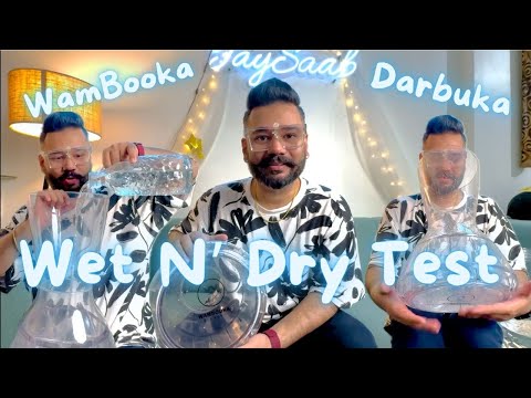 Wambooka Diamond || Dry & Wet Acoustic Test || How To Tune Darbuka || Unboxing & Review || Lesson