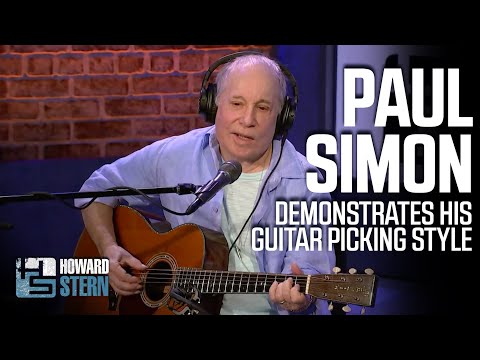 Paul Simon Demonstrates His Guitar Picking Style
